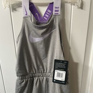 Nike Toddler girls grey romper